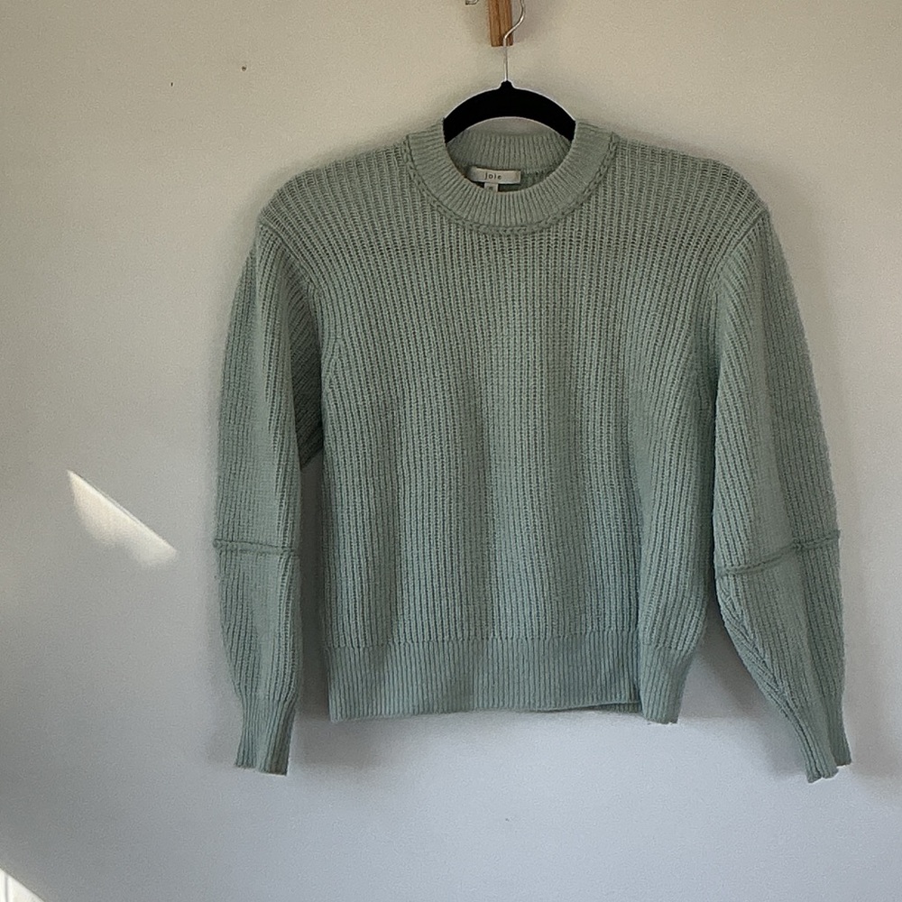 Joie Mint Green Crew Neck Sweater
